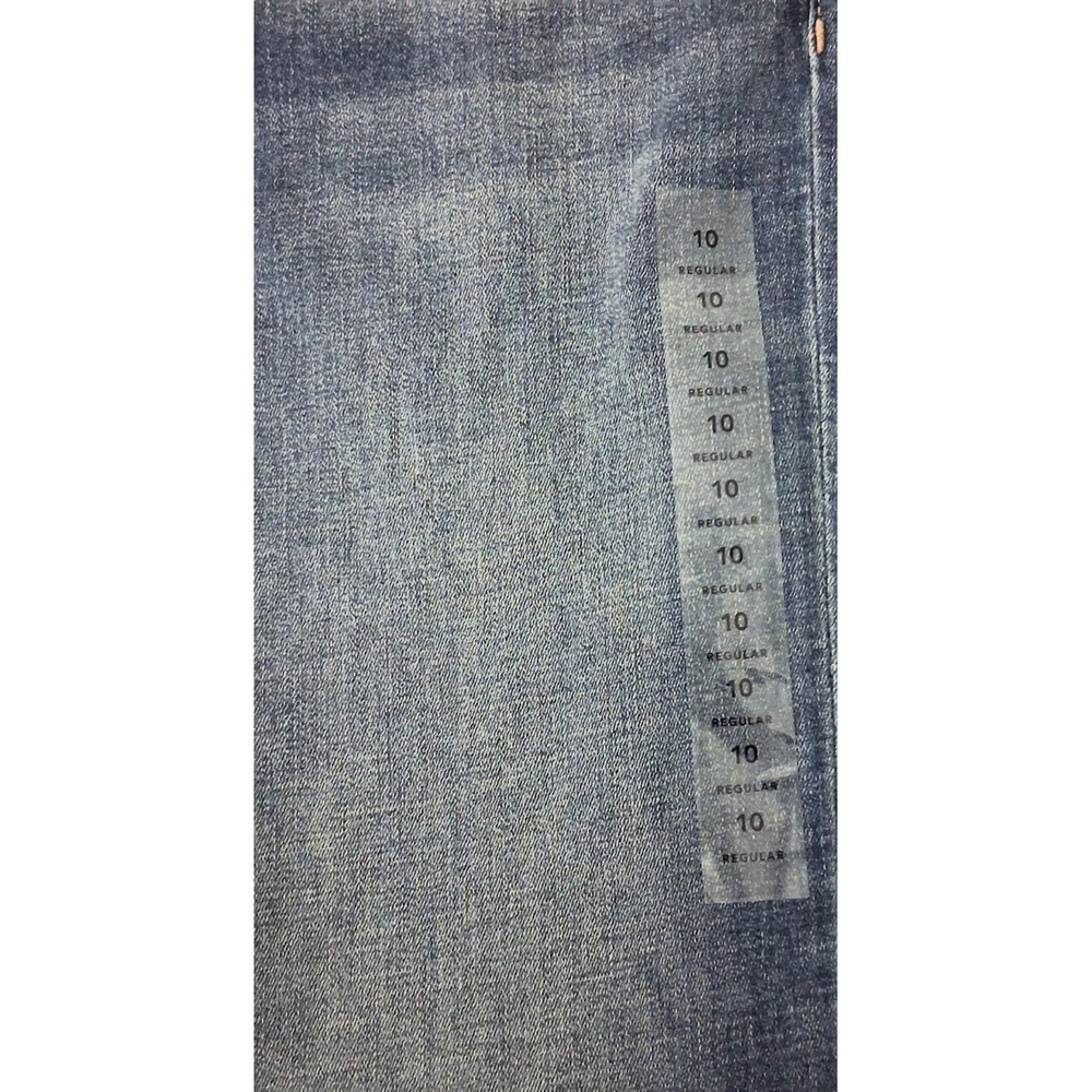 American Eagle Jeans Size 10 Super High-Waist Floral Embroidered Flare Y2K NEW - Picture 13 of 16